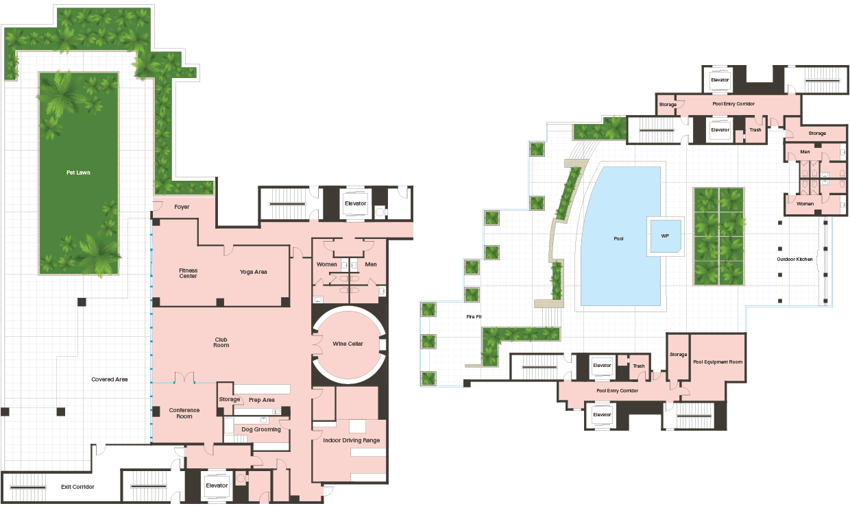 Amenities Floorplan