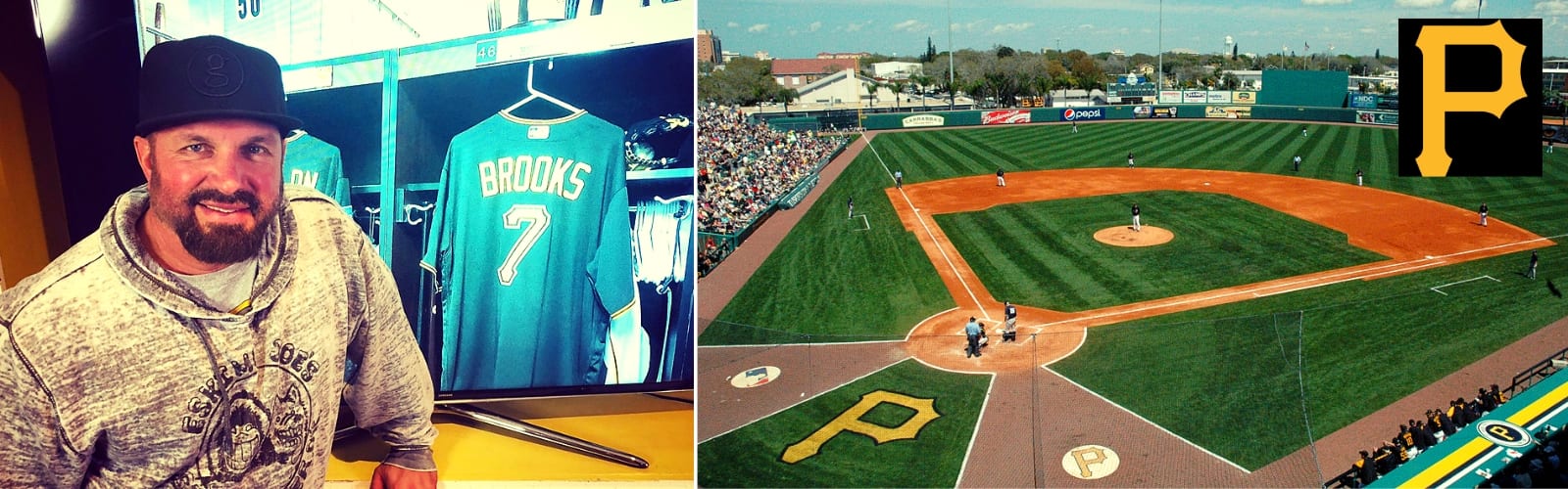 Garth Brooks Pittsburg Pirates Spring Training in Sarasota