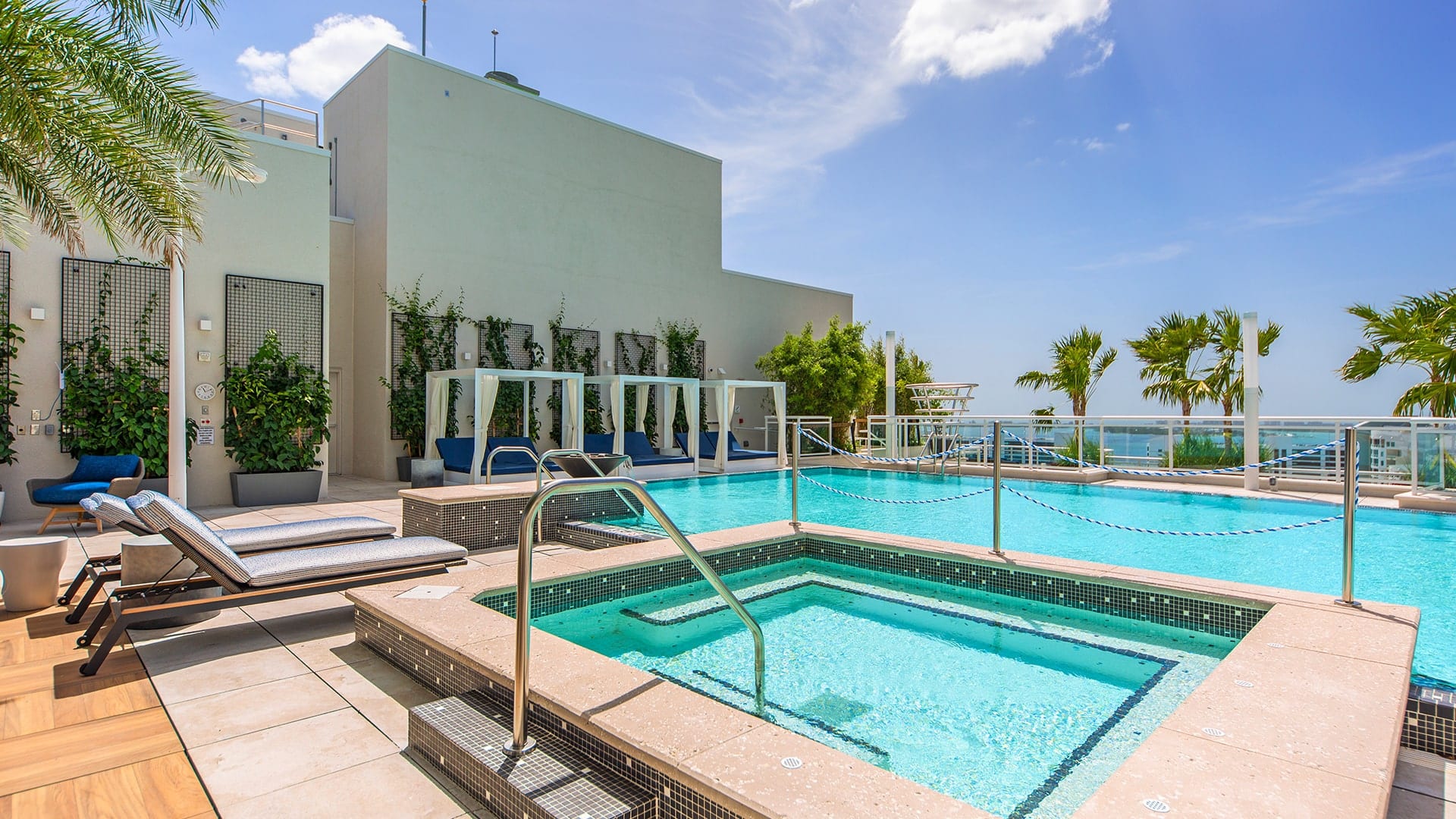 blvd sarasota rooftop hot tub pool