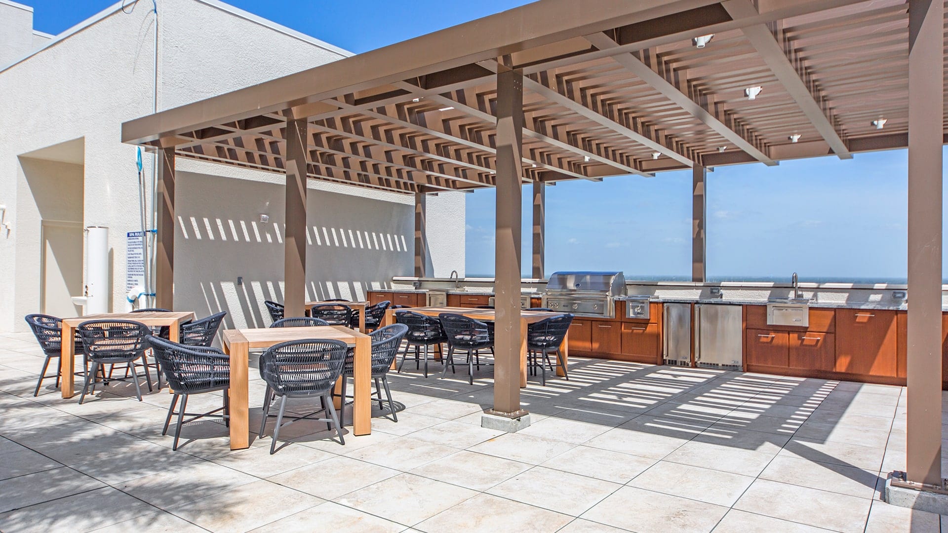 blvd sarasota rooftop summer kitchen